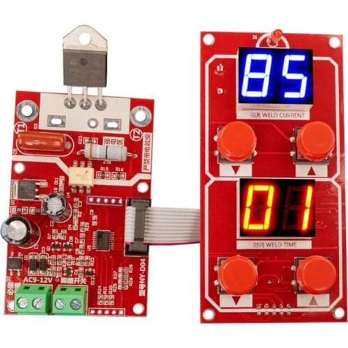 NY-D04 40A/100A Digital Display Spot Welding Machine Controller Time Panel Board Dropshipping