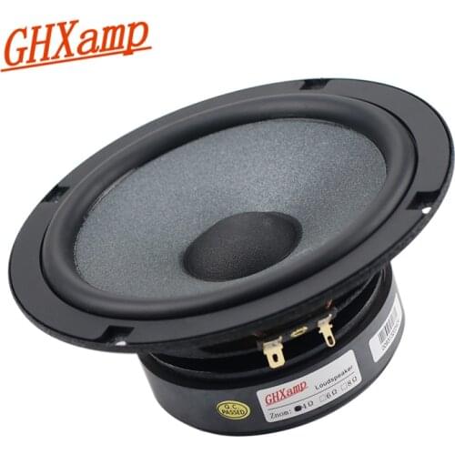 GHXAMP 6.5 inch Car Mid woofer bass Speaker With High Sensitivity Powerful Shock 25-50W 60Hz-5.5kHz 4OHM 1Pcs