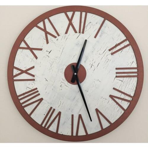 Goodtime Kappa White Copper Decorative Wall Clock 50 Cm