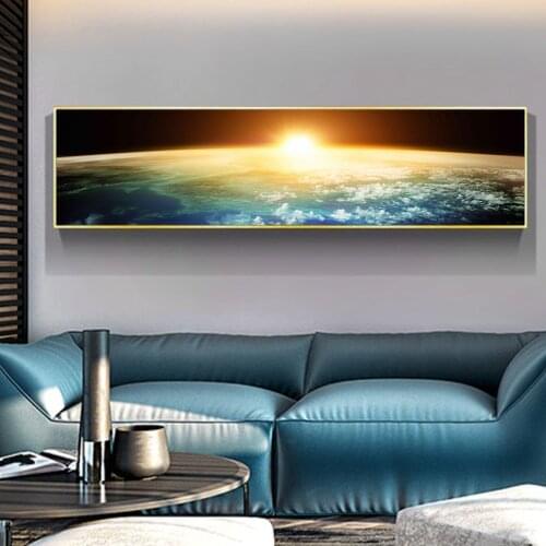 HD Print Horizon Canvas Art Print Poster Wall Painting Large Size Wall Picture For Living Room Home Decor Landscape Poster