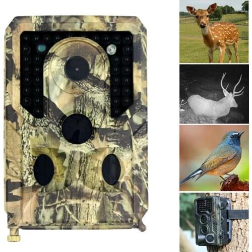 Hunting Camera 12MP 1080P HD Wildlife Tracking Infrared Night Vision Thermal Imager Monitor Hunting Trap Track Reconnaissance