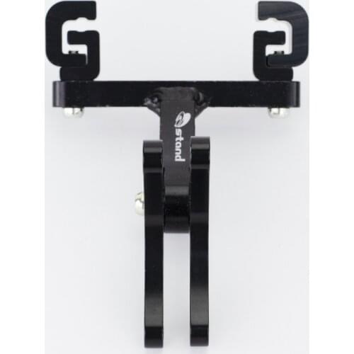 MTB Bike Rear Mount Saddle-Rail Bracket Rack Holder For 2 Two double Water Bottle Cages Fixed Bicycle Accessory