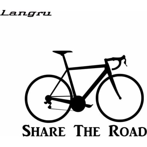 Langru Adesivo Bicicleta Vida Sobre 2 Rodas De Partes Da Estrada Carro Engracado Etiqueta Car Accessories Jdm