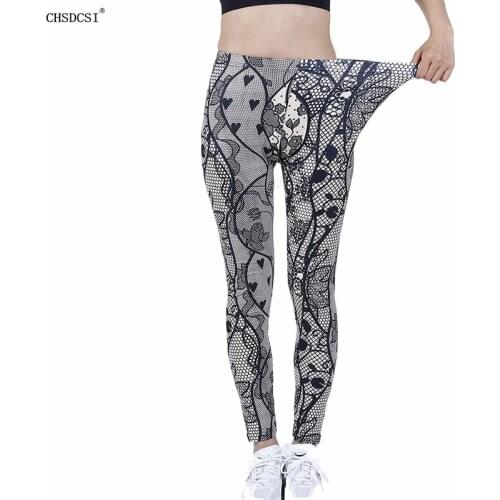 CHSDCSI Workout Leggings High Elasticity Women Clothing Ladies Full Length Printing Legins Sexy Large Size Fitness Pants Stretch