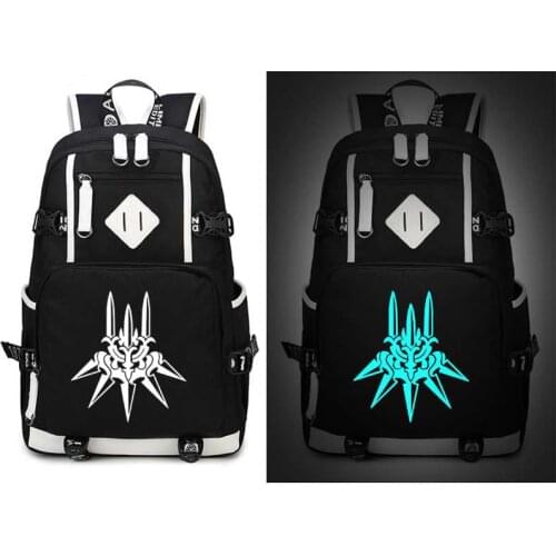 NieR:Automata Backpack Cosplay 2B Anime Canvas Bag Luminous Schoolbag Travel Bags