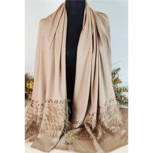 New Fashion Hijab Muslim Hijab Islamic Hijab Hat Kerchief Silver Evening Dress Ready Made Shawl