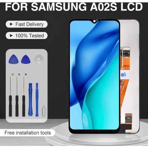 Catteny 6.5inch For Samsung Galaxy A02S LCD Touch Screen Digitizer Assembly A025 A025M A025F/DS A025G/DS Display With Frame