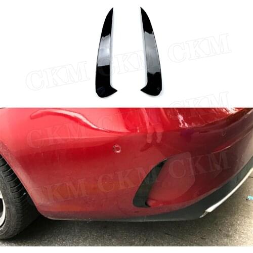 Carbon Fiber/ABS Rear Bumper Splitters Aprons For Mercedes Benz E Class C238 E200 E300 E400 E500 E53 E63 coupe 2 Door 2017-2019