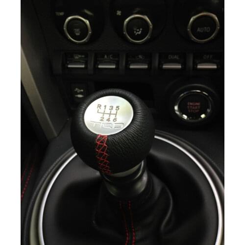 Manual Car Gear Stick Shift Head Knob Shifter Lever Cover 6 Speed for Toyota