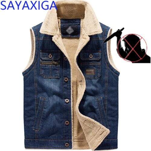 Мужские джинсовые жилеты Sayaxiga China At AliExpress