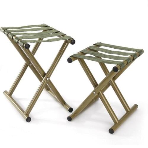 Outdoor Camping Portable Folding Chair Stool Military Wild Fishing Chair Stool Outdoor Chair Garden Chairs Zero Gravity Chair