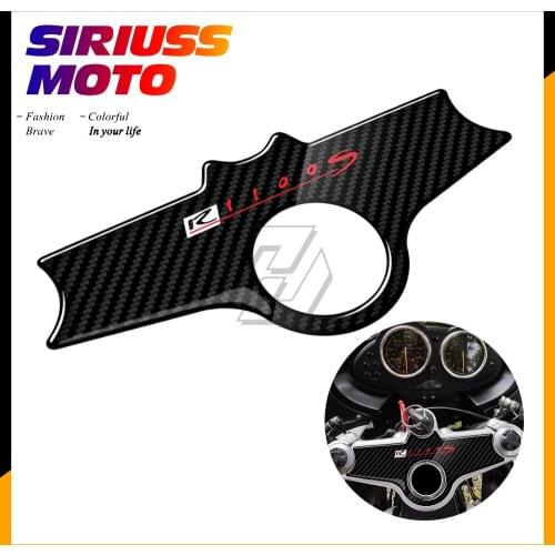 3D Carbon-look Upper Triple Yoke Defender Case for BMW Motorrad R1100S 1996-2001