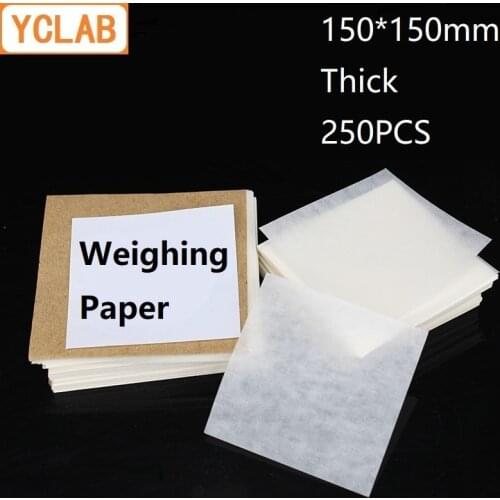 YCLAB 150*150mm Weighing Paper Square Thick 250PCS / Pack Laboratory Chemistry Equipment