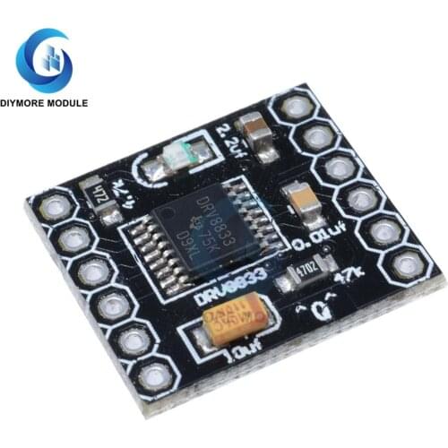 DRV8833 2 Channel DC Motor Driver Module 3V-10V for Electric Toys Game Consoles Robots Camera