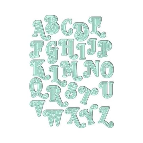 2021 AliliArts Metal Cutting Dies Uppercase diy Scrapbooking Photo Album Decorative Embossing PaperCard Crafts Die