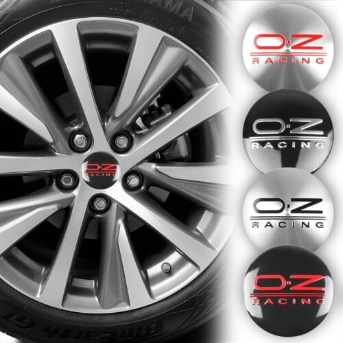 4PCS 56MM OZ Racing Car Wheel Center Hub Caps Emblem Stickers Dust-Proof Cover Decal For Toyota Corolla VW Passat b5 Accessories