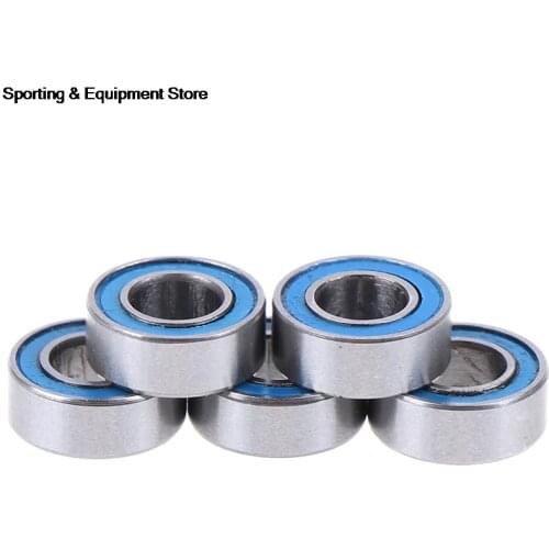 5 Pcs/lot 4*8*3mm MR84RS MR84-2RS 4x8x3mm Rubber Sealed Ball Bearings