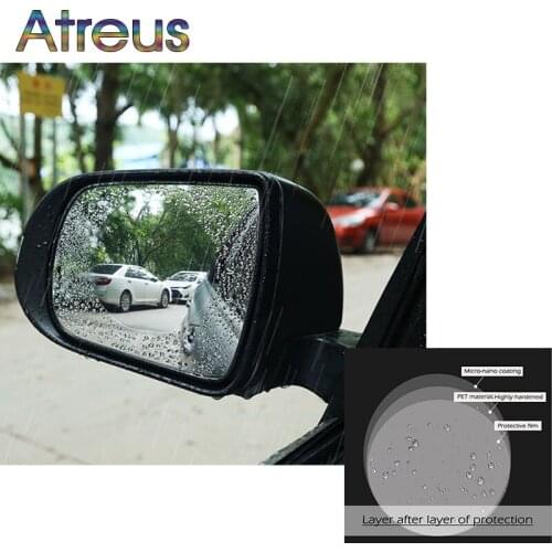 Car Rearview Mirror Anti-Fog waterproofing Rainproof membrane For Abarth Fiat BMW E60 E36 E34 E90 F30 F10 F20 Mercedes Benz W203