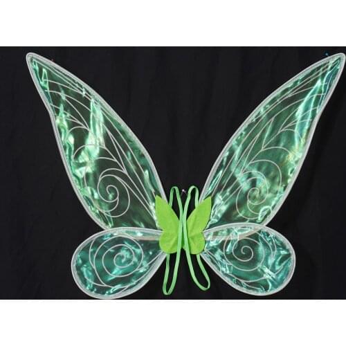 Shiny Angel Wings Fairy Elf Butterfly Wings Princess Halloween Cosplay Costume Stage Performance Rave Dance Party Fancy Dress Up