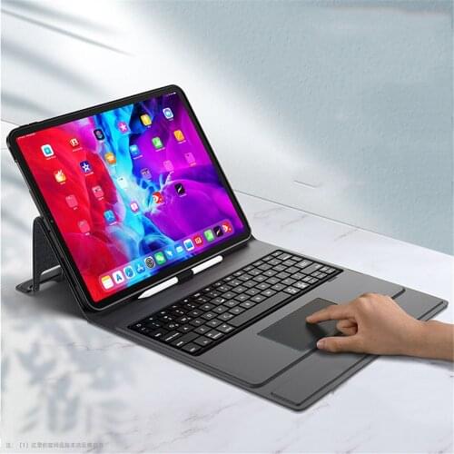 Touchpad Keyboard Case for iPad Air 4 10.9 2020 Magic Backlit Bluetooth Keyboard Stand Cover Model A2072/A2316/A2324/A2325
