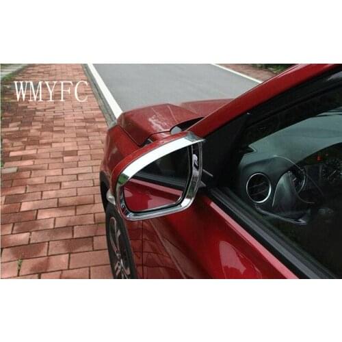 For Suzuki Vitara 2015 2016 2017 ABS Chrome Reversing mirror Rain Eyebrow Car Accessories Styling