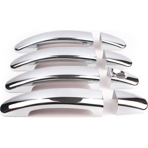 Color My Life ABS Chrome Trim Door Handle Cover For Ford Focus 2 3 4 ST Stainless Steel Door Handles Sticker For Focus MK3 MK4