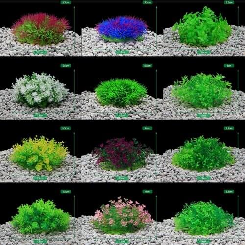Simulation Aquarium Decor Water Weeds Ornament Artificial Plants Aquatic Plant Fish Tank Grass Decoration Accessories