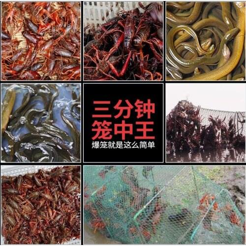 Bait cage king 1 2 3 small eel loach lobster crab bait 280 grams of rice field eel bait
