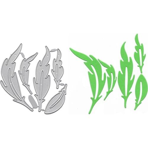 Leaves Metal Cutting Dies Scrapbooking for Paper Greeting Card Making Photo Album Decoration DIY Hand Embossing Folder Die Cut