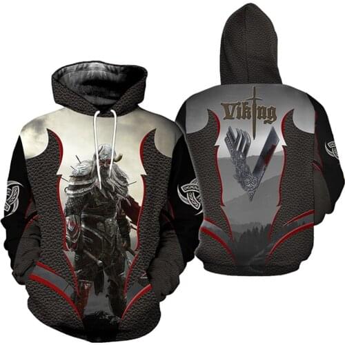 PLstar Cosmos Viking Warrior Tattoo New Fashion Tracksuit casual 3DfullPrint Hoodie/Sweatshirt/Jacket/Mens Womens style-34