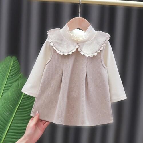 New Fashion Infant Girls Sweet Princess Dresses Newborns Tops Clothes And Sleeveless Dress Costumes Toddler Elegant Party Suits
