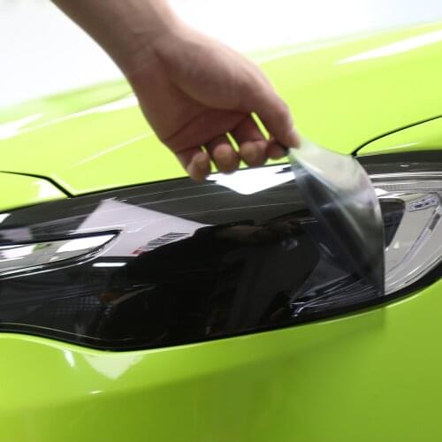 HOHOFILM Black Lamp Film Clear Car Paint Protection film for Car Headlight LED Heat healing PPF Clear Bra Good Strechable