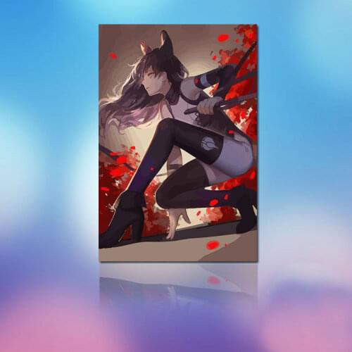 Diy digital painting LOL Katarina digital paint by numbers gift for boys and girls diy oil painting draw practice anime posters