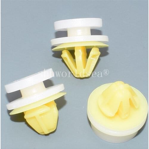 Shhworldsea Rocker Panel Weel-arch Clip car plastic clip for GM#93176656,4414720 for LANDROVER#DYC101420 for RENAULT#770307736B