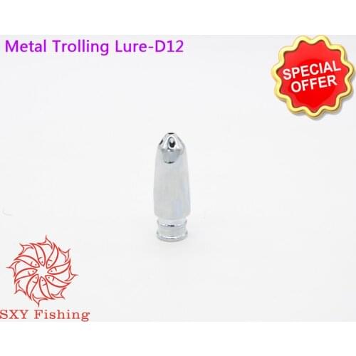 SXY FISHING Metal Trolling Lure D12 0.8OZ Metal copper head Bait Deep sea bait Metal head Fake bait
