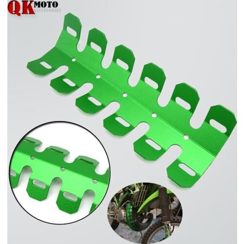 R QIANKONG Universal Exhaust Muffler Pipe Leg Protector Heat Shield Cover For BMW G650X G650 Xcountry G450X HP2 Enduro G650GS