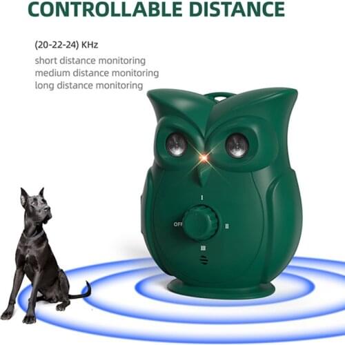 Bark Control Device Ultrasonic Anti Bark Device Outdoor Dog Barking Deterrent Silencer Waterproof Training Tool