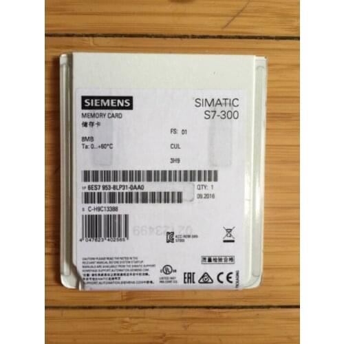 1PCS New Siemens Memory Card 6ES7953-8LP31-0AA0 8MB Brand