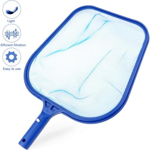 1pc Blue Pool Cleaning Net Professional Tool Salvage Net Mesh Pool Skimmer Leaf Catcher Bag Swimming Pool Cleaner Accessories