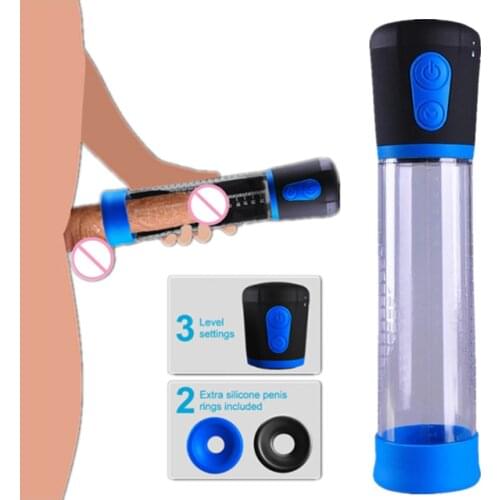 Automatic Electric Vacuum Penis Pump for Men Male Penile Enhancement Enlargement Gear Bigger Dick Pump Enlarger Sex Toys for Men