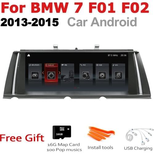 Car Android Radio GPS Multimedia player For BMW 7 Series F01 F02 2013~2015 NBT stereo HD Screen Navigation Navi Media