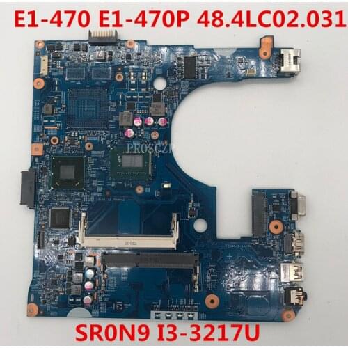 Free shipping For ES1-512 Laptop motherboard 12280-3 48.4LC02.031 With SR0N9 I3-3217U CPU working well
