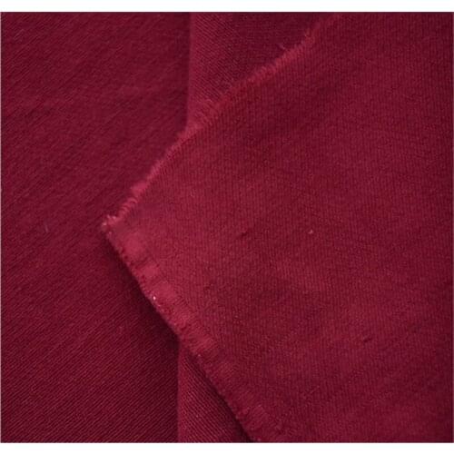 100% cotton double layer twill fabric retro style sand wash fabric