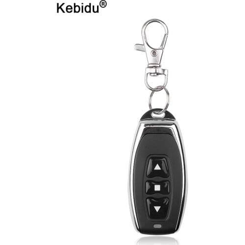 Kebidu 433Mhz/315Mhz Wireless Remote Control Copy Code RF Transmitter With Keychain For Lamp Intelligent Home DIY 3 Buttons