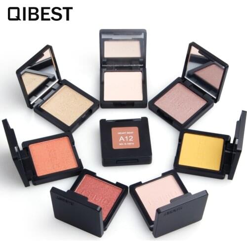 Qibest 24 Color Monochrome Cell Eyeshadow Matte Pearl Re Mai Kuan Color Single Makeup Cosmetic Gift for Women Hot Selling