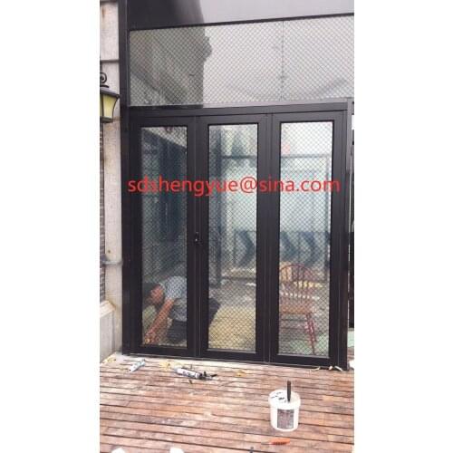 New style Thermal break aluminum alloy sliding folding glass door