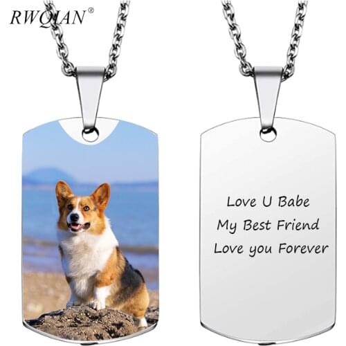 Pets Personalized Urn Necklace Custom Photo Cat Dog Cremation Memorial Urn Ashes Pendant Necklace Women Men Keepsake Jewelry