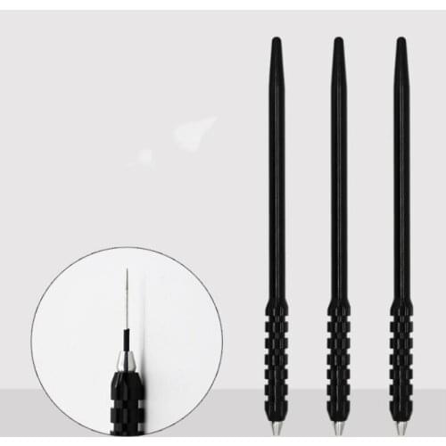 Manual 3D Eyebrow Tattoo Microblading Pen Permanent Makeup Gun Stainless steel Tattoo Supplies + 5Pcs Round 3/4/5 Blade Needles
