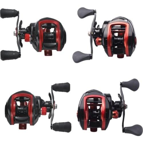 Fishing Reel Aluminum Alloy Baitcasting Reel 7.2:1/10.1:1 High Gear Ratio 17+1 Saltwater Fishing Accessories