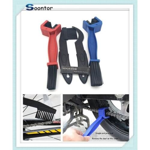 Motorcycle bike Chain Gear Scrubber Cleaner Brush Tools For Ducati MONSTER M400 M600 M620 M750 M750IE M900 StRipe